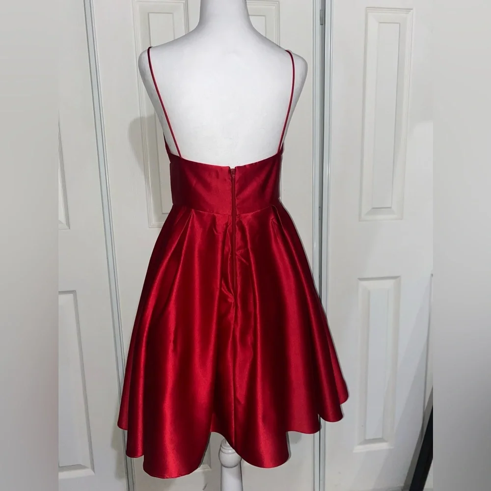 Betsy & Adam Red Mini Dress - Picture 2 of 2